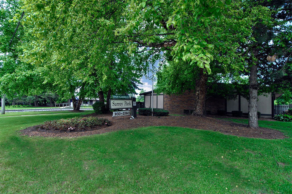interior rendering of an apartment clubhouse with two pool tables and many windows